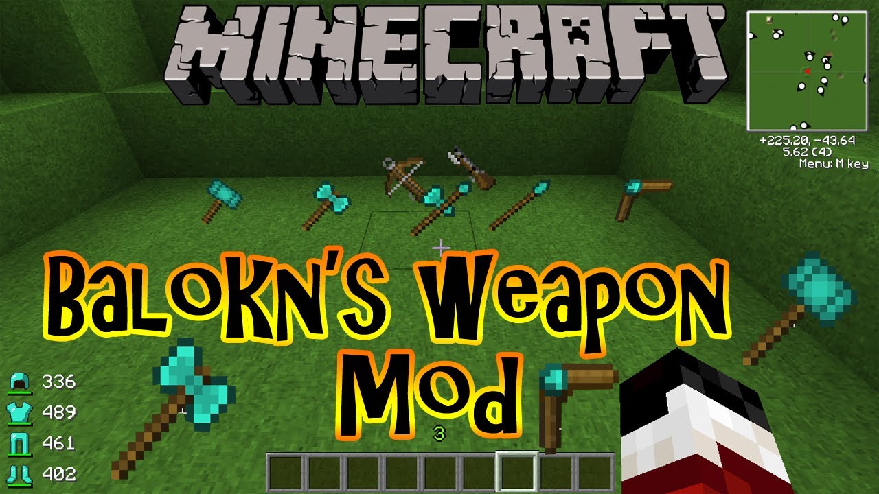 minecraft weapons mod download